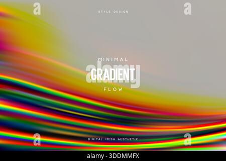 Sfondo vettoriale astratto con sfumatura soft mesh Illustrazione Vettoriale