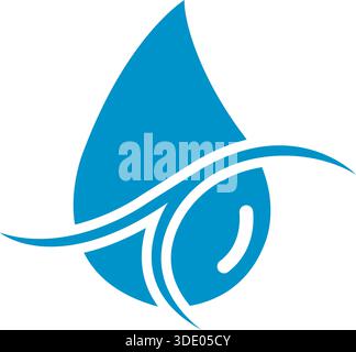 Barca a vela Ocean Travel Wave Logo Template Design icona Vector Illustrazione Vettoriale