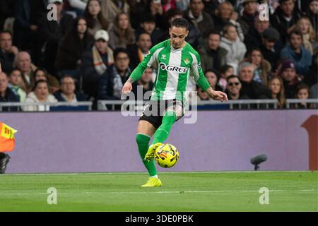 Partita di calcio spagnola la Liga EA Sports Real Madrid vs Betis allo stadio Santiago Bernabeu di Madrid, Spagna. 4 gennaio 2026. 900/Cordon Press Credit: CORDON PRESS/Alamy Live News Foto Stock