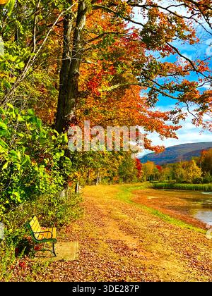 Hunter, Catskill Mountains, New York State, Stati Uniti. Foto Stock