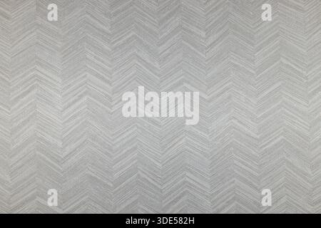 Design astratto della trama della carta da parati Chevron grigio Foto Stock