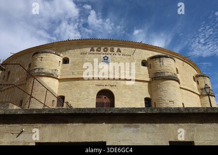 Agora, cité internationale de la danse, vue de l'extérieur, ville de Montpellier, département de l'Hérault, Francia Foto Stock