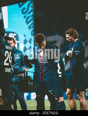 Parigi, Francia. 4 gennaio 2026. Désiré Doué. Durante la partita di Ligue 1 tra il Paris Saint-Germain e il Paris FC Foto Stock