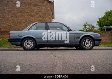 1988 E30 BMW 318i serie 3 moderna classica tedesca Foto Stock