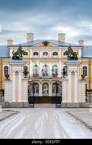 Palazzo Rundale, Bauska, Zemgale, Lettonia Foto Stock