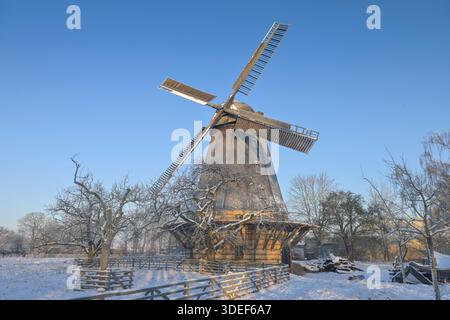 Britzer Mühle, Buckower Damm, Britz, Neukölln, Berlino, Deutschland Foto Stock