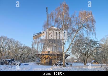 Britzer Mühle, Buckower Damm, Britz, Neukölln, Berlino, Deutschland Foto Stock