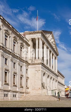 Palazzo São Bento o Palazzo di San Benedetto, sede dell'Assemblea della Repubblica, del parlamento del Portogallo, Lisbona Foto Stock