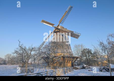 Britzer Mühle, Buckower Damm, Britz, Neukölln, Berlino, Deutschland *** Britzer Mühle, Buckower Damm, Britz, Neukölln, Berlino, Germania Foto Stock