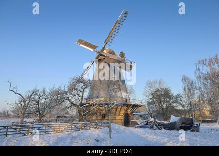 Britzer Mühle, Buckower Damm, Britz, Neukölln, Berlino, Deutschland *** Britzer Mühle, Buckower Damm, Britz, Neukölln, Berlino, Germania Foto Stock