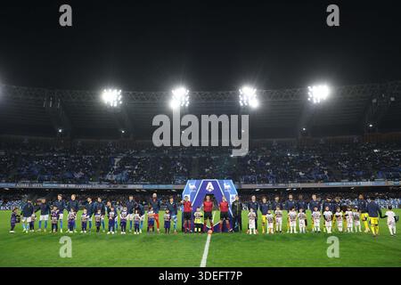Napoli, Italia. 7 gennaio 2026. PANINIDAYS26 durante la partita di calcio di serie A tra Napoli e Verona allo Stadio Diego Armando Maradona di Napoli - mercoledì 7 gennaio 2026. Sport - calcio . (Foto di Alessandro Garofalo/LaPresse) credito: LaPresse/Alamy Live News Foto Stock