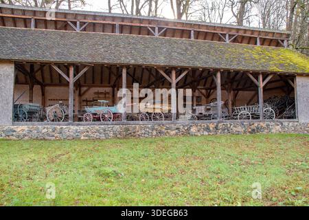 Il Museo ASTRA di Sibiu è il più grande e importante museo all'aperto della Romania e uno dei più grandi d'Europa. Foto Stock