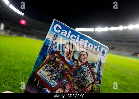 Torino, Italia. 7 gennaio 2026. Album panini prima della partita di calcio di serie A tra Torino FC e Udinese allo Stadio Olimpico grande Torino di Torino - 7 gennaio 2026. Sport - calcio (foto di Fabio Ferrari/LaPresse) crediti: LaPresse/Alamy Live News Foto Stock