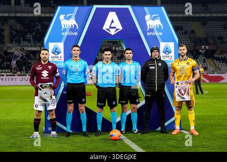 Torino, Italia. 7 gennaio 2026. Durante la partita di calcio di serie A tra Torino FC e Udinese allo Stadio Olimpico grande Torino di Torino - 7 gennaio 2026. Sport - calcio (foto di Fabio Ferrari/LaPresse) crediti: LaPresse/Alamy Live News Foto Stock
