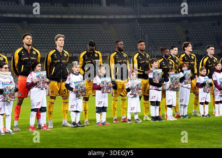 Torino, Italia. 7 gennaio 2026. Schierarsi prima della partita di calcio di serie A tra Torino FC e Udinese allo Stadio Olimpico grande Torino di Torino - 7 gennaio 2026. Sport - calcio (foto di Fabio Ferrari/LaPresse) crediti: LaPresse/Alamy Live News Foto Stock