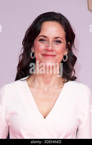 Anja Knauer bei der Weltpremiere des Kinofilms EXTRAWURST im Lichtburg Kino in Essen am 07.01.2026 *** Anja Knauer alla prima mondiale del film EXTRAWURST al cinema Lichtburg di Essen il 07 01 2026 Foto Stock