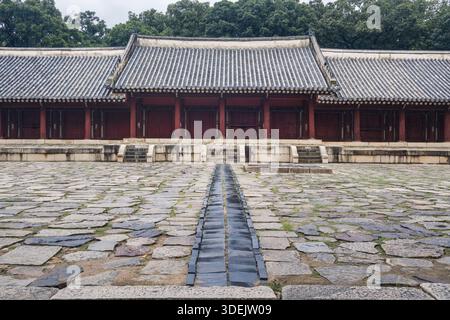 Patrimonio mondiale di Jongmyo, Seoul, Corea del Sud, Foto Stock