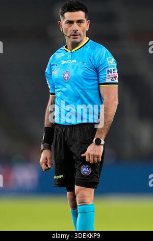 Torino, Italia. 7 gennaio 2026. Arbitro Maresca durante la partita di calcio di serie A tra Torino FC e Udinese allo Stadio Olimpico grande Torino di Torino - 7 gennaio 2026. Sport - calcio (foto di Fabio Ferrari/LaPresse) crediti: LaPresse/Alamy Live News Foto Stock