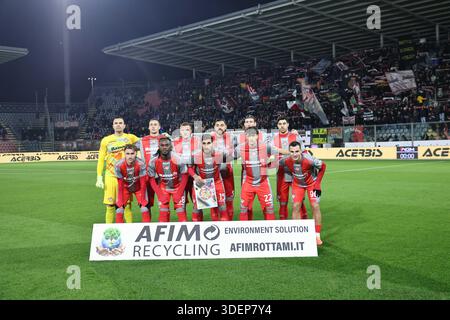 Cremonese durante la partita di calcio di serie A tra Cremonese e Cagliari allo Stadio Giovanni Zini di Cremona, Italia. 8 gennaio 2026. Sport - calcio . (Foto di Alberto Mariani/Lapresse) credito: LaPresse/Alamy Live News Foto Stock