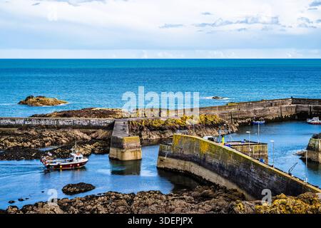St Abbs, Eyemouth, Scottish Borders, Regno Unito Foto Stock