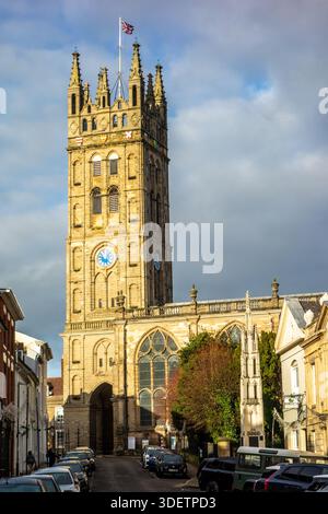 La Collegiata di St Mary, Warwick Warwickshire Foto Stock