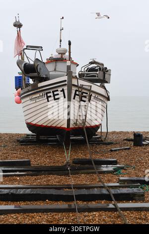 Pesca sulla costa del Kent Foto Stock