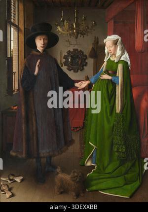 Il Ritratto Arnolfini. Jan van Eyck. 1434 Foto Stock