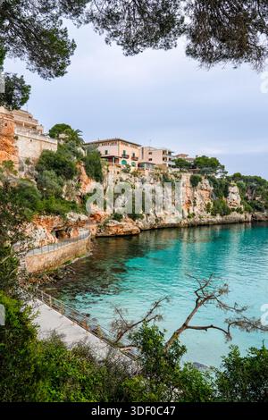 Porto Cristo a Maiorca, Spagna Foto Stock