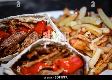 Fast food Foto Stock