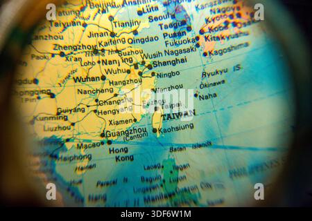 Taiwan è un paese insulare autogovernato dell'Asia orientale Foto Stock
