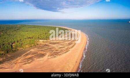 Oleron Island Seaside, Francia Foto Stock