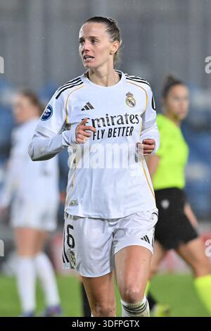 Madrid, Madrid, Spagna. 14 gennaio 2026. SANDIE TOLETTI del Real Madrid Femenino CF durante la partita di calcio femminile spagnola, Liga F, giocata tra IL REAL MADRID e IL CLUB ATLETICO allo stadio Alfredo di Stefano il 13 gennaio 2026, a Valdebebas, Madrid, Spagna. (Immagine di credito: © Oscar Manuel Sanchez/ZUMA Press Wire) SOLO PER USO EDITORIALE! Non per USO commerciale! Foto Stock