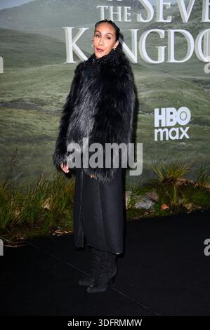 Hadnet Tesfai bei der Premiere der HBO Max-serie "A Knight of the Seven Kingdoms" im Zoo Palast. Berlino, 13.01.2026 Foto Stock