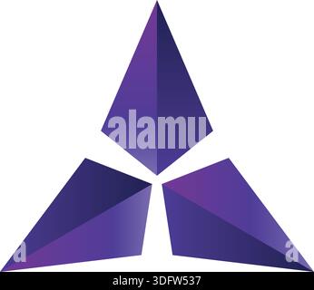 design con logo tingle gradient color Illustrazione Vettoriale