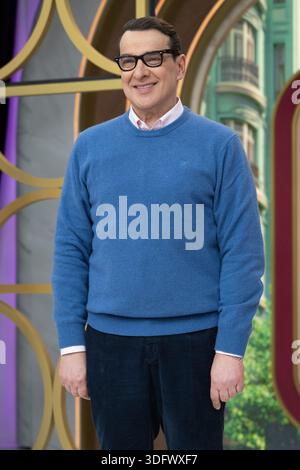 Madrid, Spagna. 14 gennaio 2026. Luis Merlo durante la presentazione di "Top Chef: Sweets and Celebrities" Estudios Adisar a Madrid, il 14 gennaio 2026, Spagna Credit: SOPA Images Limited/Alamy Live News Foto Stock