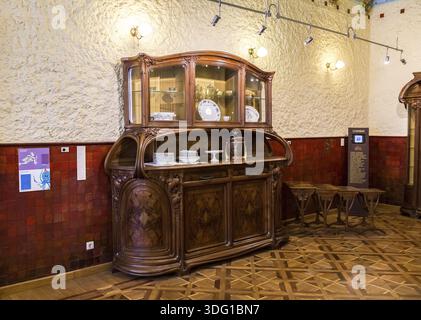 Samara, Russia - 14 Maggio 2017: l'interno di una delle sale del museo di Samara Kurlina's House Foto Stock