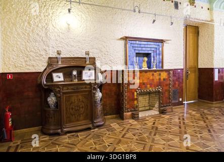 Samara, Russia - 14 Maggio 2017: l'interno di una delle sale del museo di Samara Kurlina's House Foto Stock