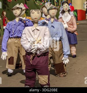 Fiesta de la Cruz Santa Cruz isola di La Palma Spagna Foto Stock