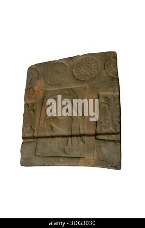 Affianca. IV secolo. Terracotta. Hoinar, Anantnag, Kashmir. Foto Stock