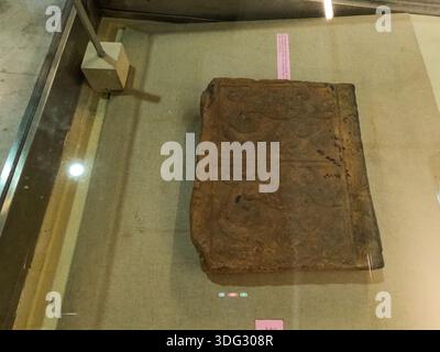 Affianca. IV secolo. Terracotta. Hoinar, Anantnag, Kashmir. Foto Stock