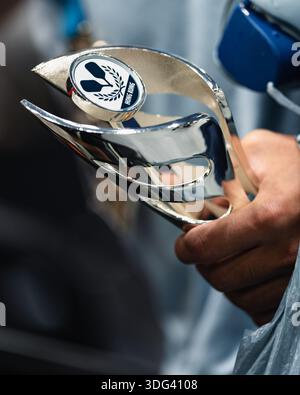 Pickleball Tour Asia - Hong Kong Open 2025 alla Kai Tak Arena il 24 agosto 2025 a Hong Kong, Cina Foto Stock