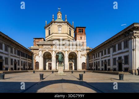 Basilica di San Lorenzo, San Lorenzo, Milano, Lombardia, Italia Foto Stock
