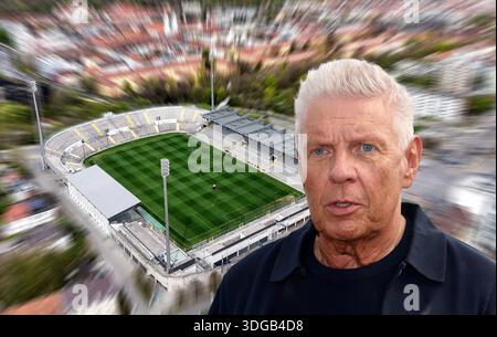 ! FOTO DI AVVERTIMENTO! Qui nella foto lo stadio Greenwalder, lo stadio municipale in via Greenwalder, che è ancora un argomento al TSV Monaco 1860 e la città di Monaco, espansione, nuova costruzione, ampliamento, nella foto davanti al sindaco di Th Foto Stock
