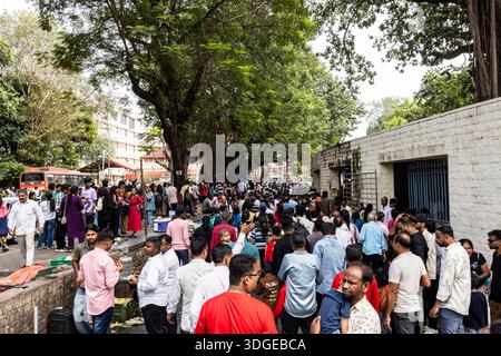 Ufficio prenotazioni Gateway Elephanta Ferry, affollata di biglietterie, Apollo Bandar, Colaba, Mumbai, India, Asia meridionale, Asia Foto Stock