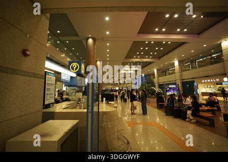 Servizio di assistenza agli arrivi dell'aeroporto internazionale di Incheon, Corea del Sud Foto Stock