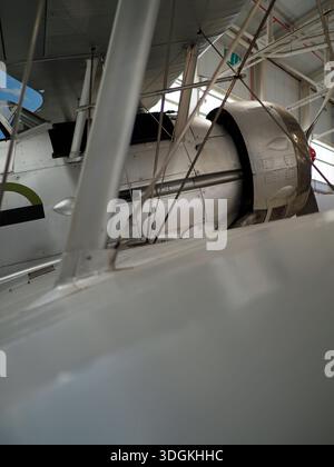 Gloster Gladiator K8042, RAF Museum, Cosford, Shropshire, Regno Unito Foto Stock