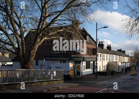 Pub Earl of Beaconsfield, Mill Road, Cambridge, Inghilterra, 2026 Foto Stock