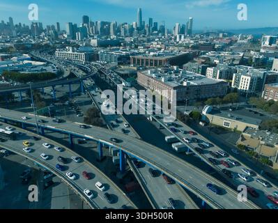 Vista di San Francisco Foto Stock