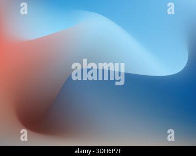 Sfondo vettoriale vibrante astratto e colorato con sfumature uniformi e forme dinamiche. Illustrazione Vettoriale