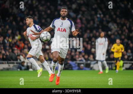 Londra, Germania 20 gennaio 2026: Champions League - 2025/2026 - Tottenham Hotspur vs. Borussia Dortmund nella foto: Kevin Danso (Spurs) Foto Stock